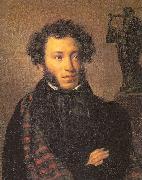 Orest Kiprensky The Poet, Alexander Pushkin oil painting picture wholesale